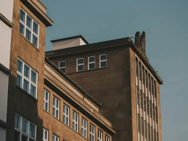 Gewerbegebäude aus Backstein